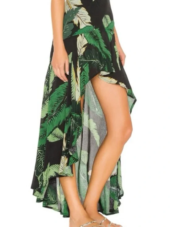 Beach Riot Rachel skirt in Black Palm - Picture 4 of 5